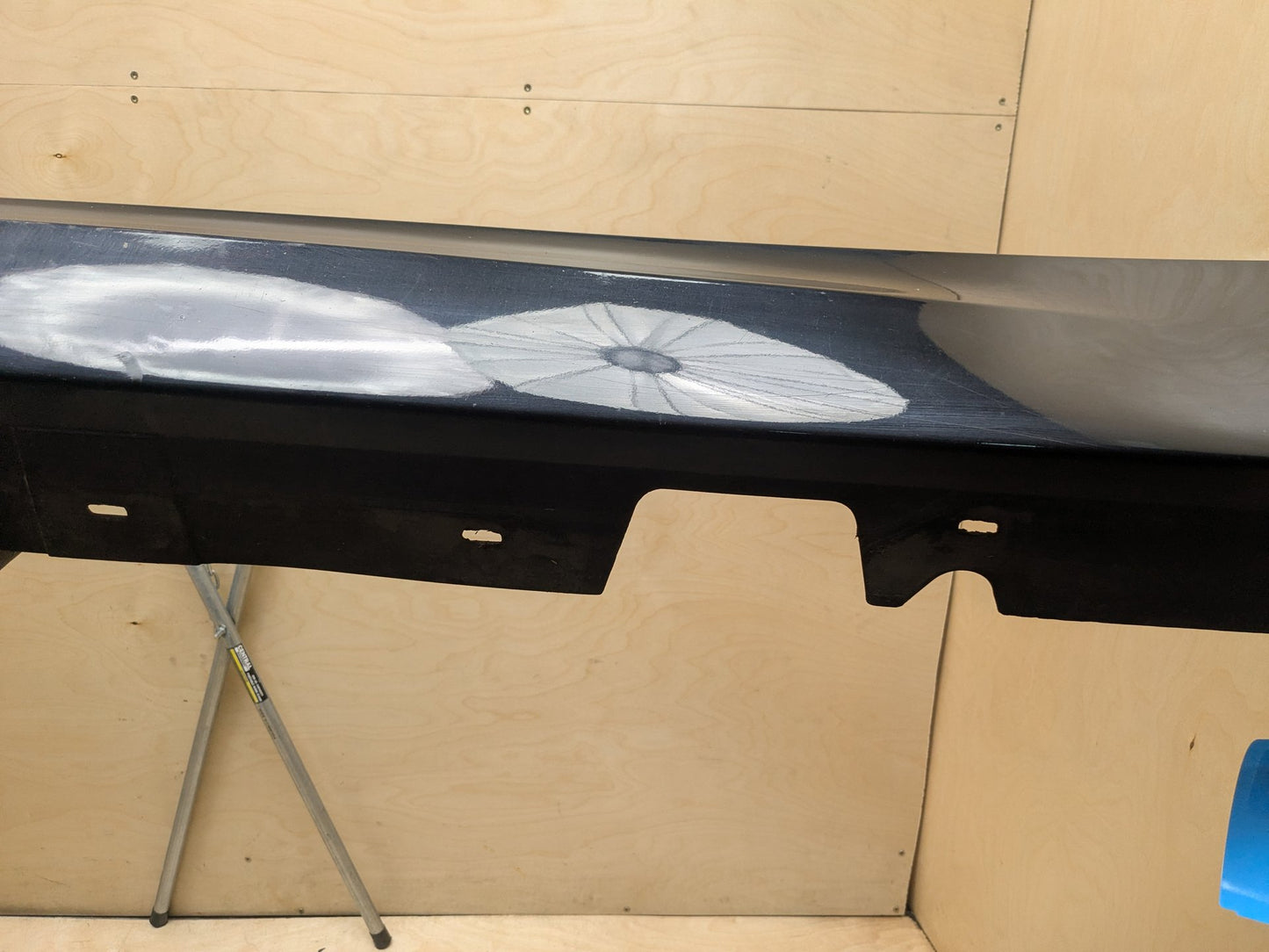 09-11 OEM BMW E90 335 Left Driver Side Skirt Rocker Panel Black 475