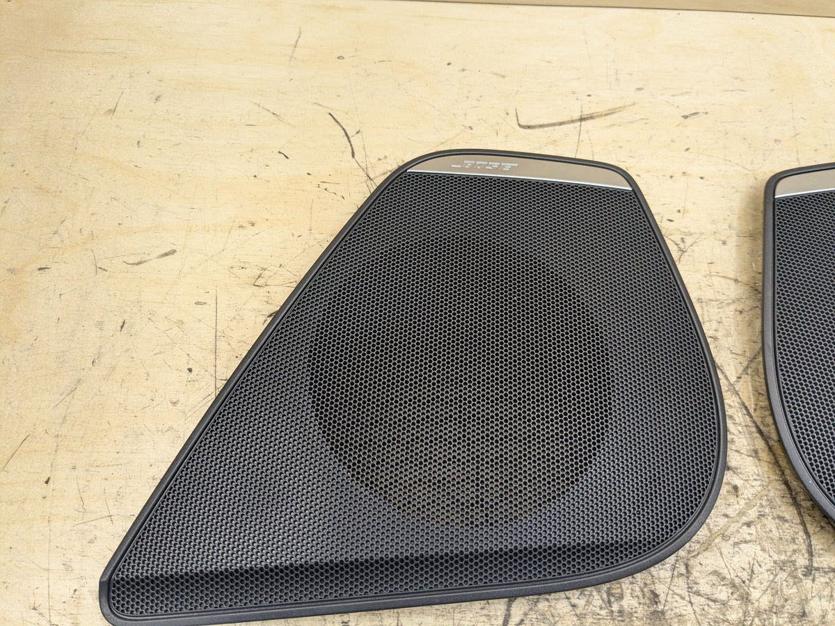 12-18 OEM Audi A6 C7 Front Rear Left Right Door Speaker Grille Cover SET
