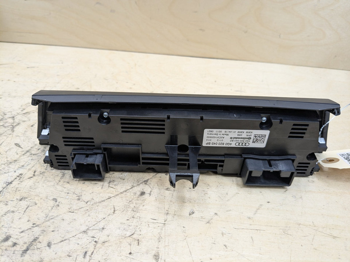 2012-2018 Audi A6 C7 Front AC Heater Climate Control Switch 4G0820043BP OEM