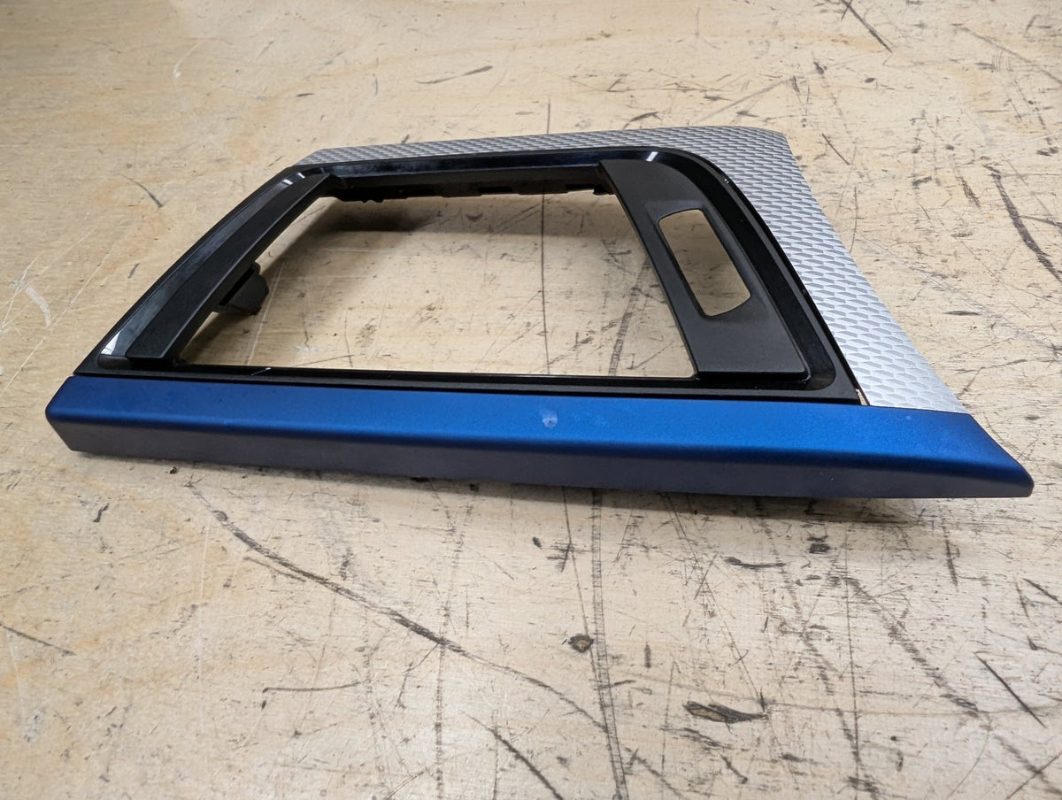 OEM BMW F30 F32 F36 Center Console Dash Door Interior Trim Aluminum Hexagon SET