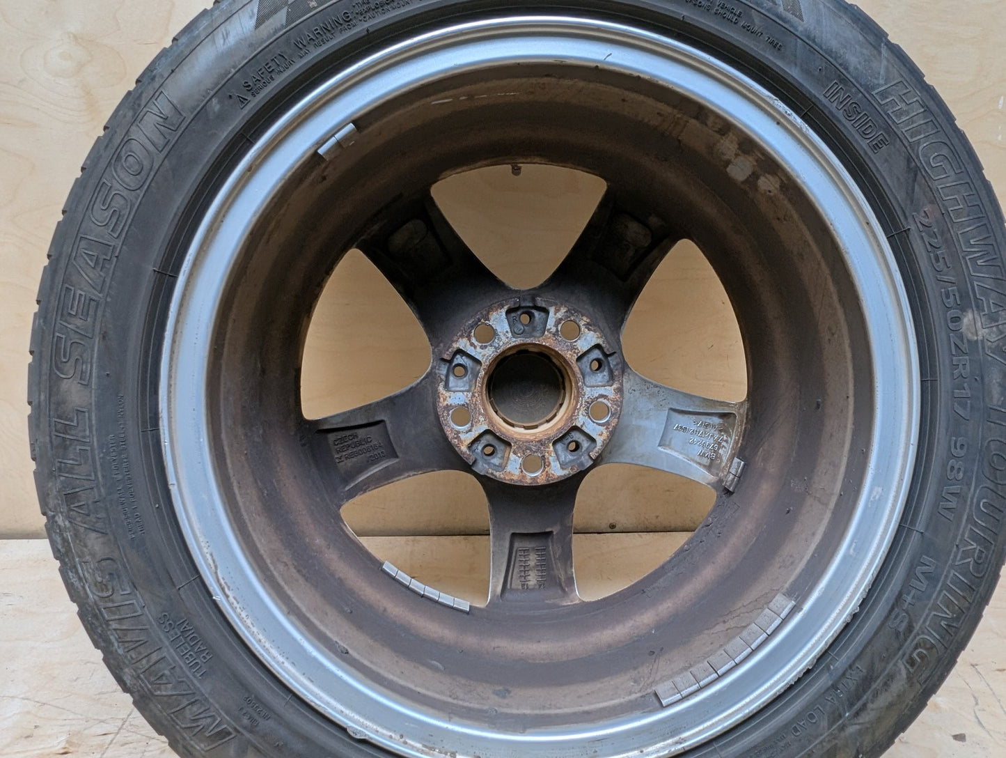 OEM BMW F30 F32 F33 F36 328 335 428 Wheel Rim 17x7.5 ET:37 Star Spoke Style 393