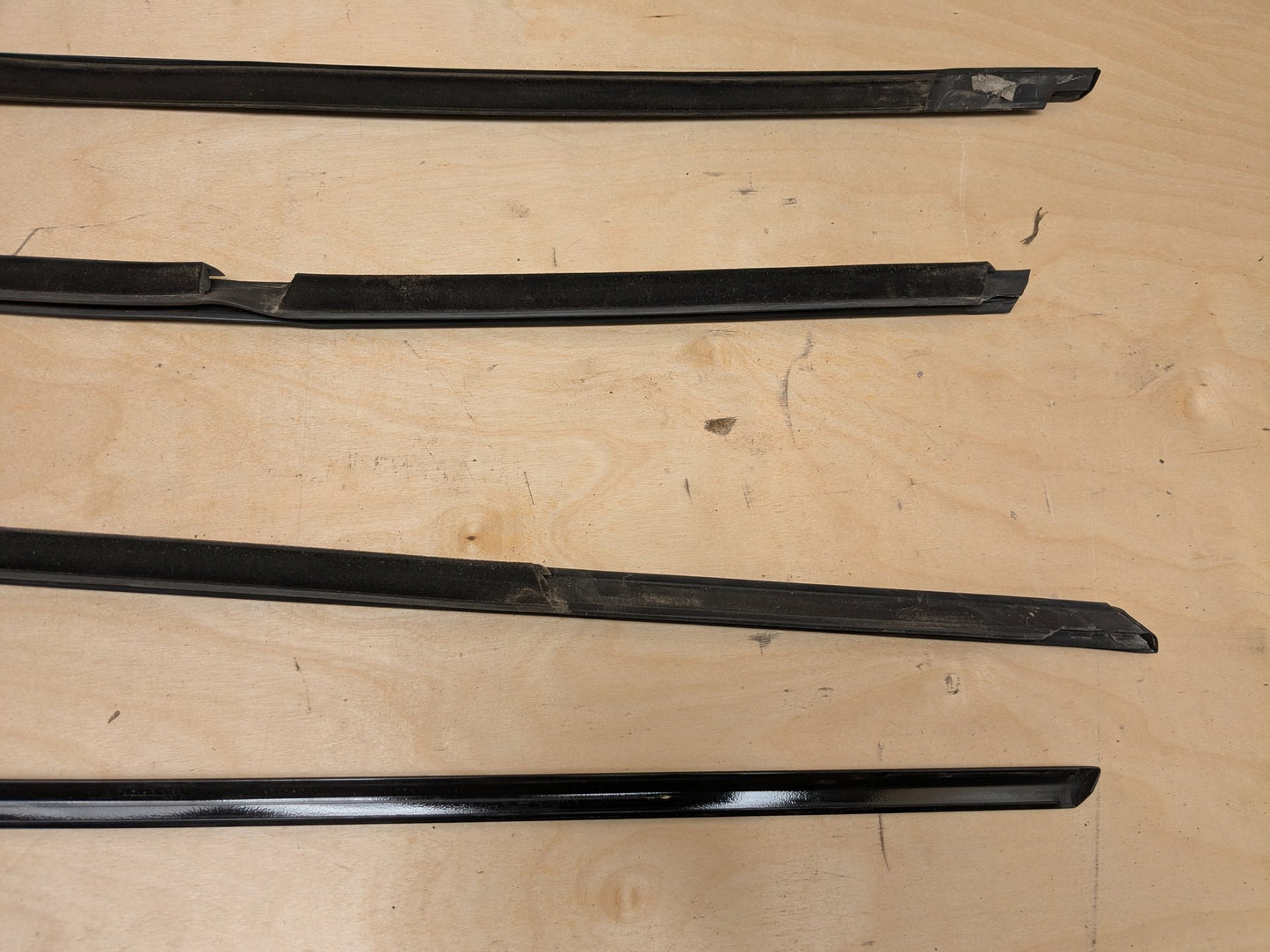 12-20 OEM BMW F30 F80 Front Rear Left Right Door Shadow Line Trim Moldings SET