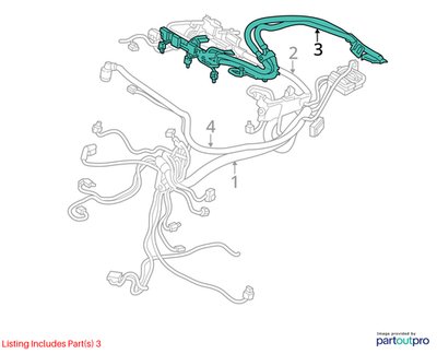 20-24 OEM BMW F39 F44 F48 X1 Engine B46 B48 Fuel Injection Wiring Wire Harness