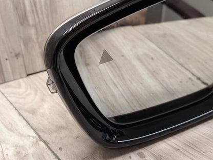 17-23 OEM BMW G30 530 540 M550 Left Driver Side Mirror Blind Spot SHADOW GLOSS