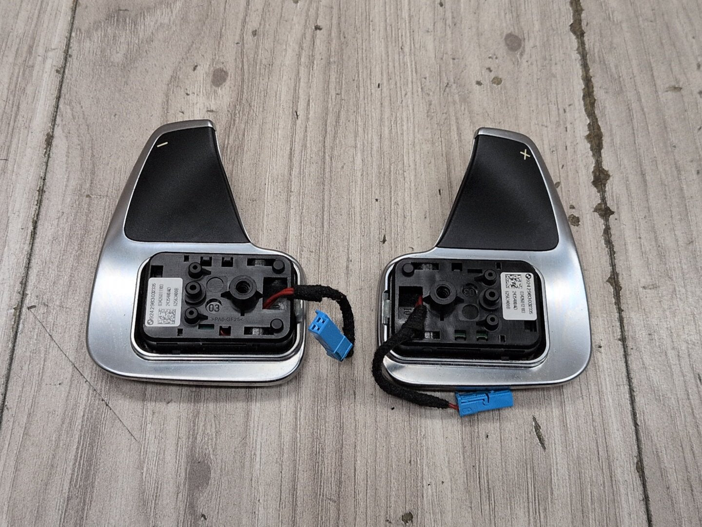 OEM BMW F15 F25 F30 F32 F33 F36 F48 X1 X3 X5 AT Paddle Shifter Plus Minus PAIR