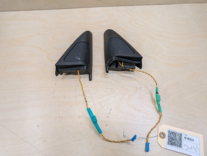 2007-2013 BMW 335i E93 Front Left Right Door Triangle Corner Speaker Assemblys SET 7119174