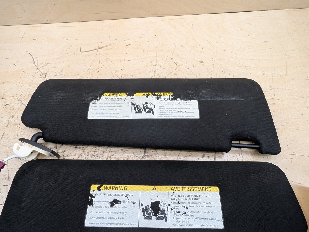 2010-2017 BMW 535i GT xDrive F07 Front Left Right Sun Visor SET 8047533 OEM