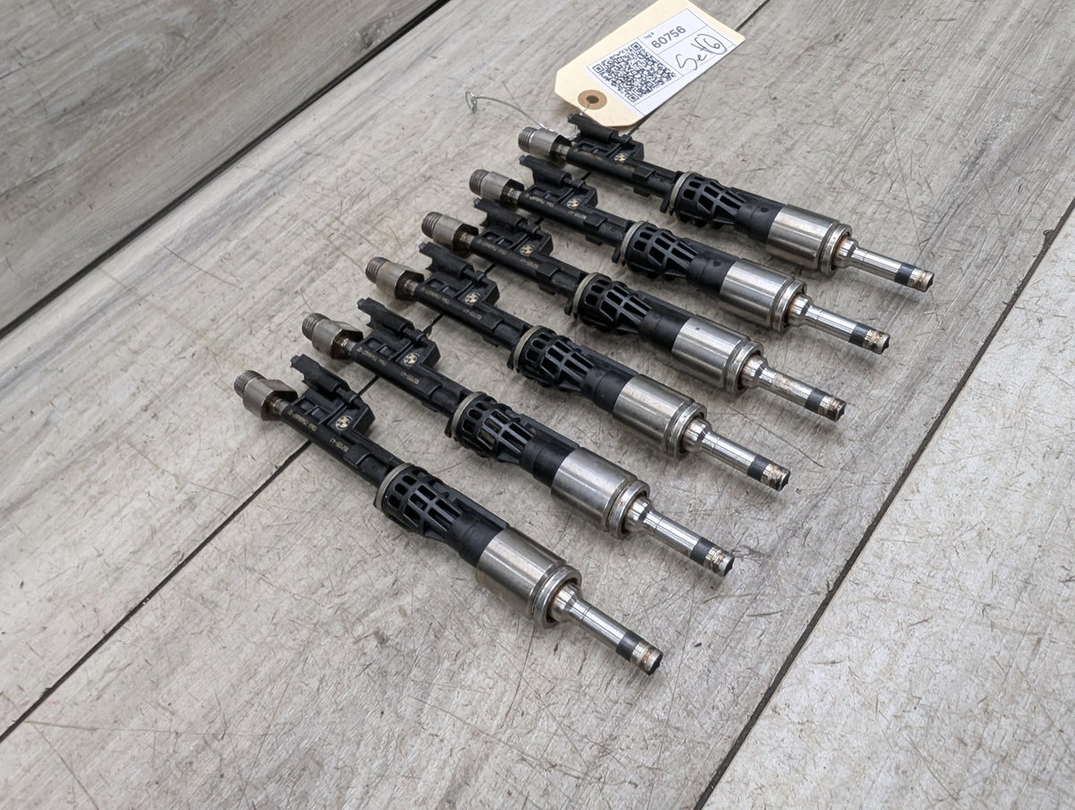 2011-2016 BMW F10 535i N55B30M0 Engine Motor Injector SET 7568607