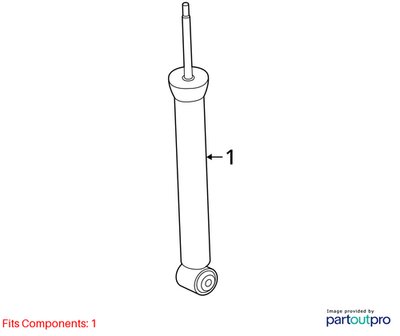 20-24 OEM BMW F44 228iX AWD Rear Left Right Side Strut Shock Absorber HIGH