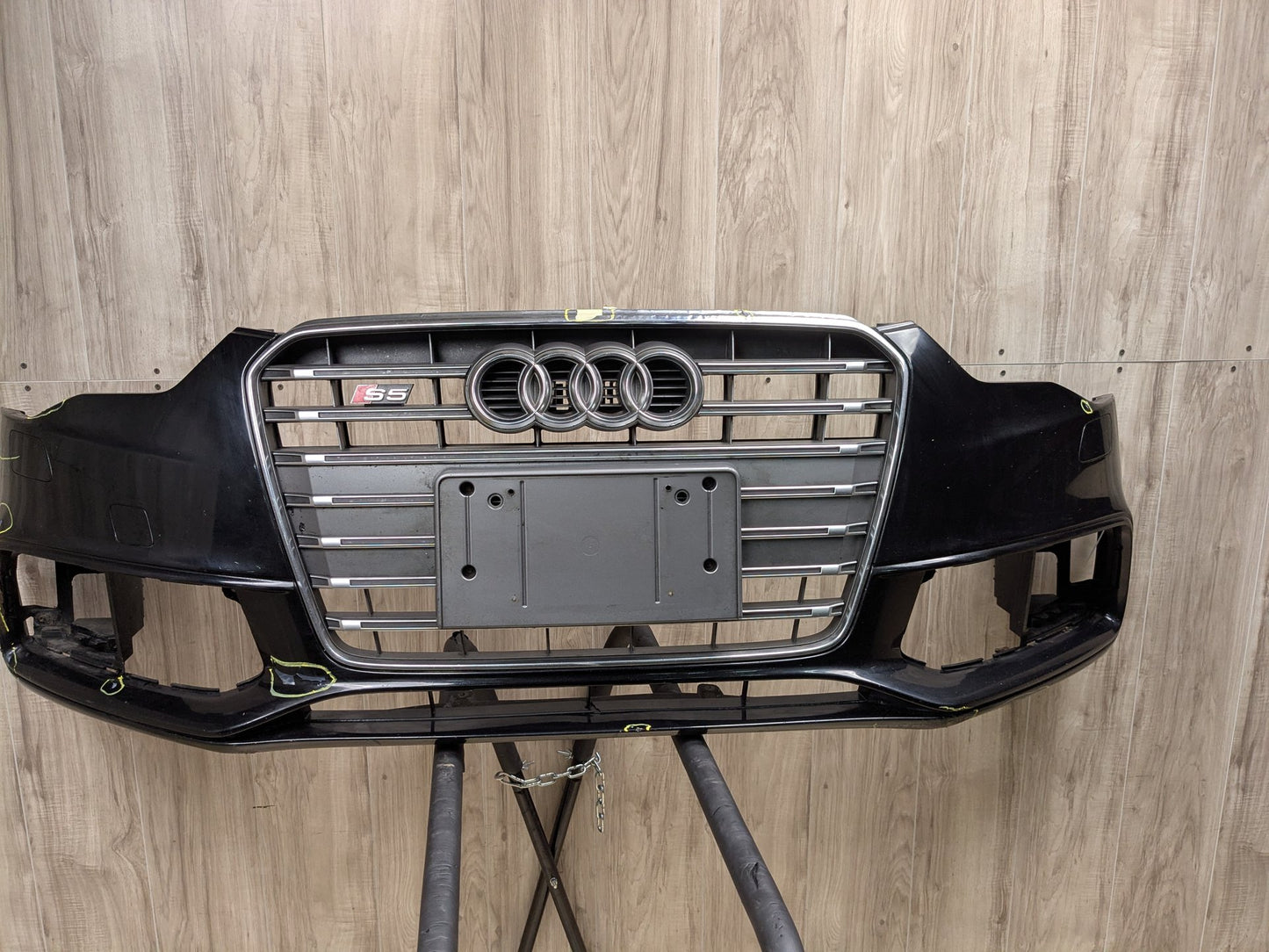 *NOTE 13-17 Audi A5 Quattro S5 Front Bumper Cover Assembly Black A2/Y9B OEM