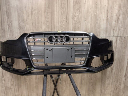 *NOTE 13-17 Audi A5 Quattro S5 Front Bumper Cover Assembly Black A2/Y9B OEM
