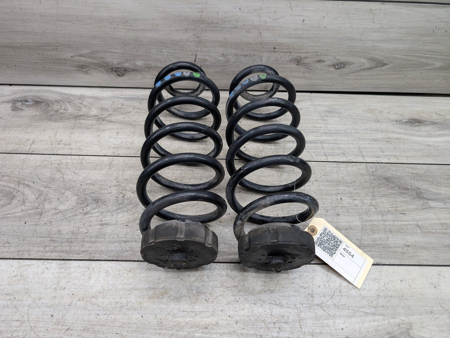 2008 - 2017 Audi S5 8T Rear Left Right Strut Shock Coil Springs SET 8K0512149C