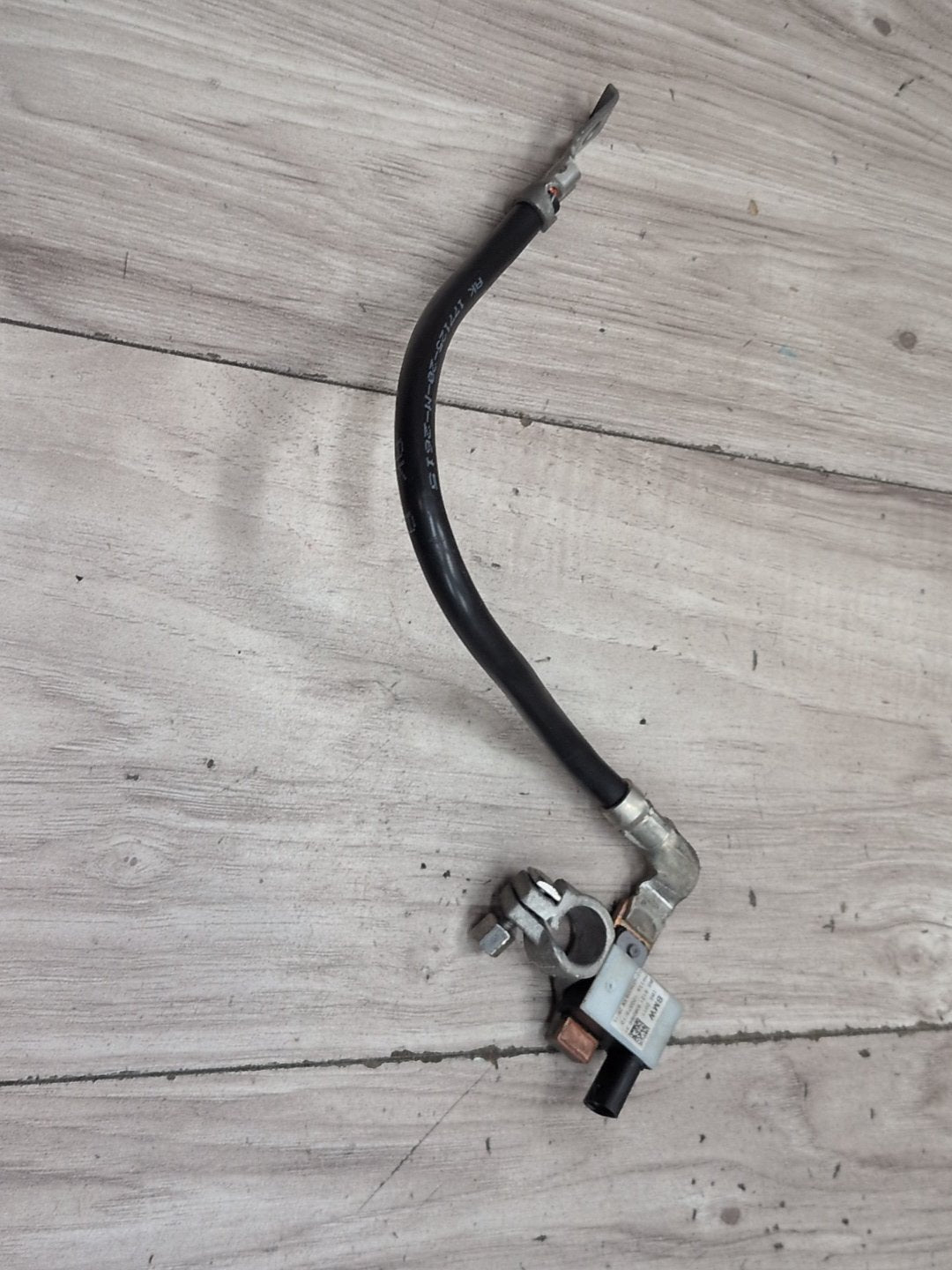 OEM BMW F15 F16 F85 F86 X5 X6 Negative Battery Cable Terminal IBS Sensor Black