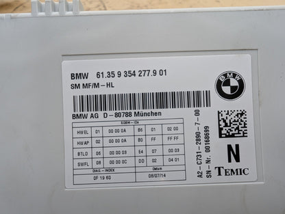 2010-2017 BMW 535i GT xDrive F07 Front Left or Right Seat Control Module 9354277 OEM