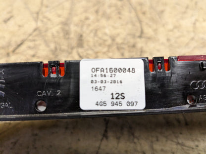 2012-2018 Audi A6 C7 Upper Liftgate Trunk Lid 3rd Brake Light 4G5945097 OEM