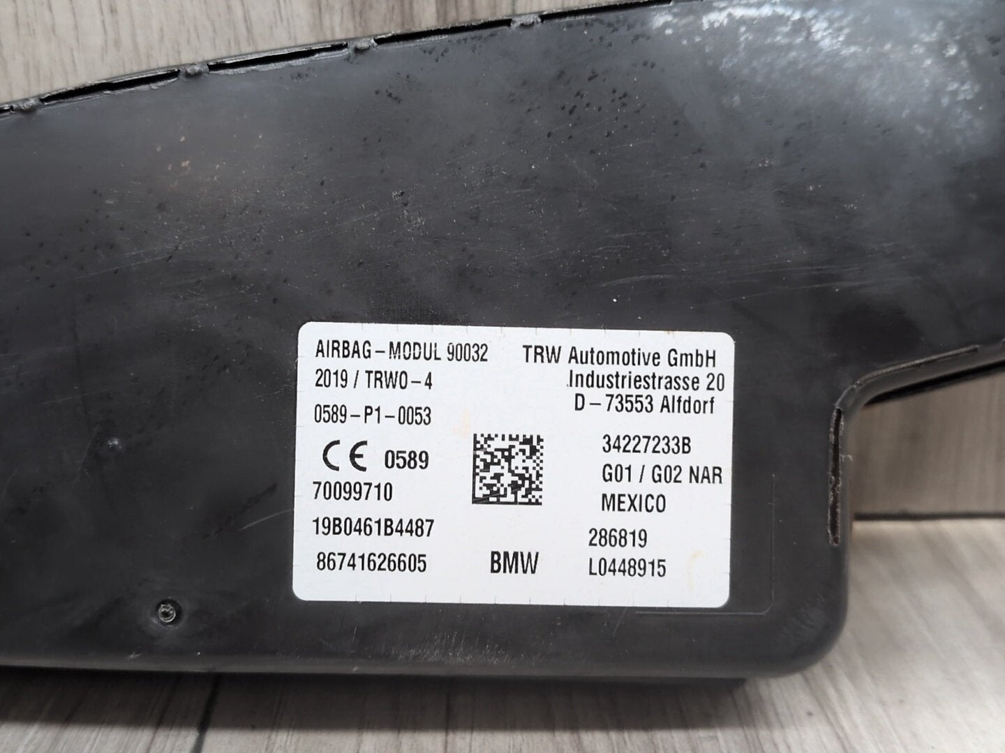 OEM BMW F97 F98 G01 G02 X3 X4 X3M X4M Front Right Passenger Seat Air Bag Airbag