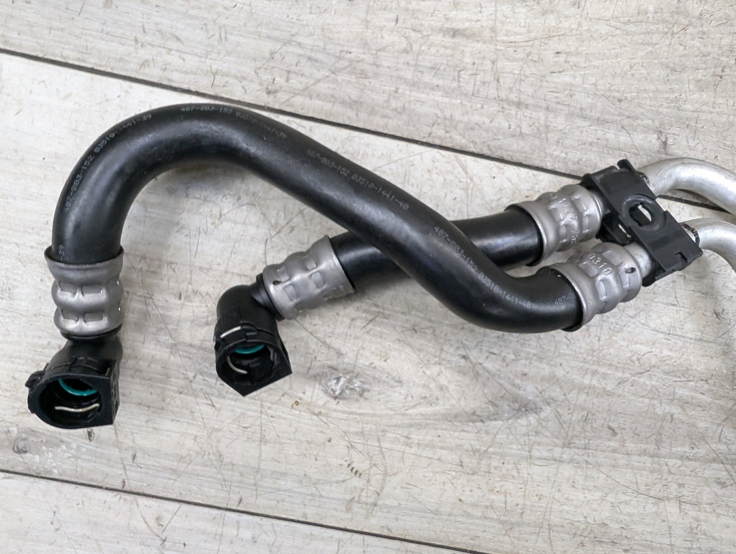 OEM BMW F01 F02 F10 F12 535 N55 Transmission Oil Cooler Pipe Lines Inlet Outlet