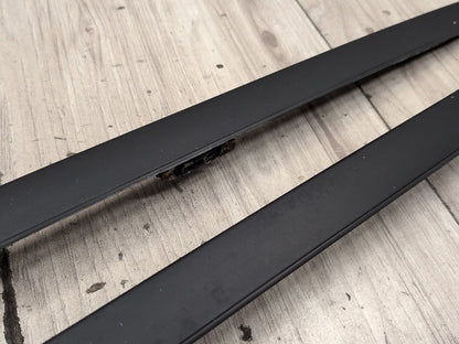 2008-2010 BMW 535i E60 Front Left Right Side Windshield Drip Trim Molding SET 7045448