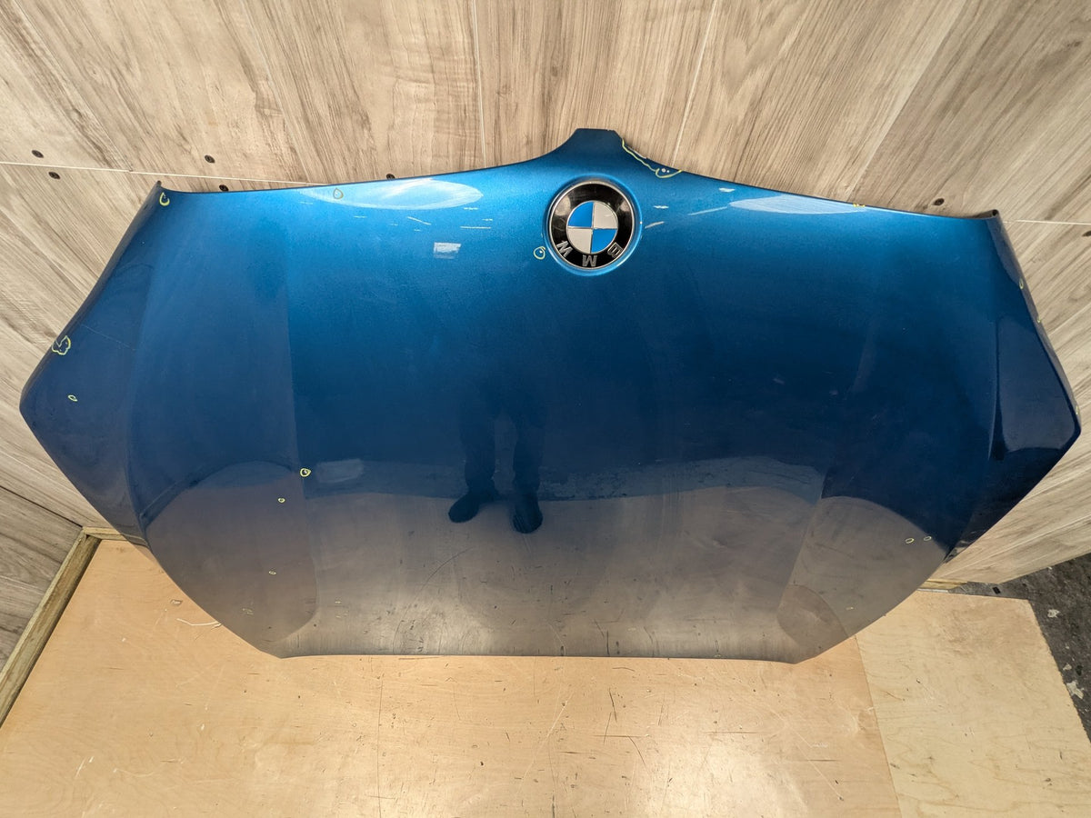 14-19 OEM BMW F15 F16 F85 F86 X5 X6 X5M X6M Hood Bonnet Panel LONG BEACH BLUE METALLIC (C16)