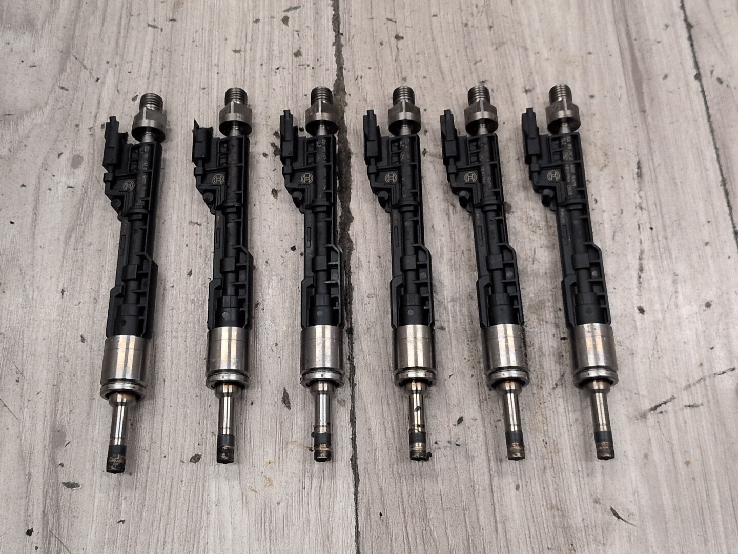 2012-2018 BMW F30 335i N55B30M0 Engine Motor Injector SET 7639994