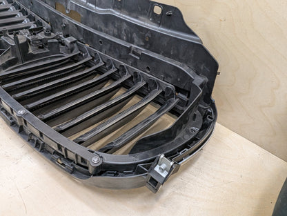 16-19 BMW G12 Front Bumper Radiator Air Flap Shutter w/ Kidney Grilles OEM