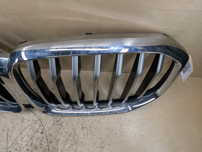 2019-2026 BMW X5 G05 Upper Bumper Cover Kidney Grilles SET 7454887 OEM