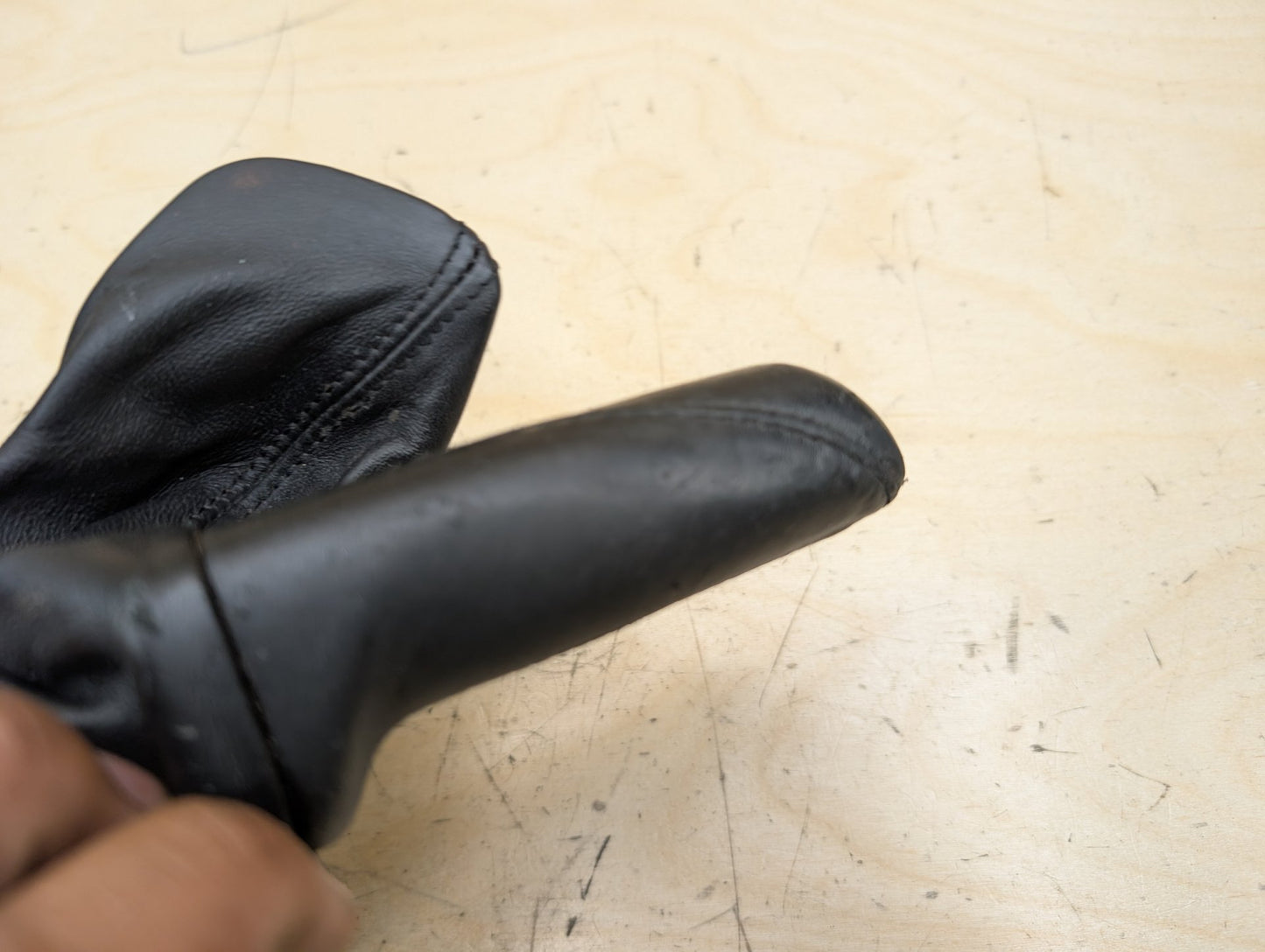 OEM BMW F30 F32 F33 F36 335 340 435 Boot Hand Brake Handle Cover Leather BLACK