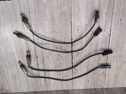2010-2016 Audi S4 B8 Cat Catalytic Oxygen O2 Lambda Probe Sensors SET 06E906265R OEM