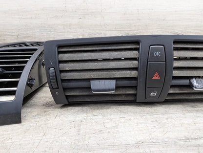 08-13 BMW 128i E82 Dashboard Dash Board Left Right Center Air Vent SET 7059188