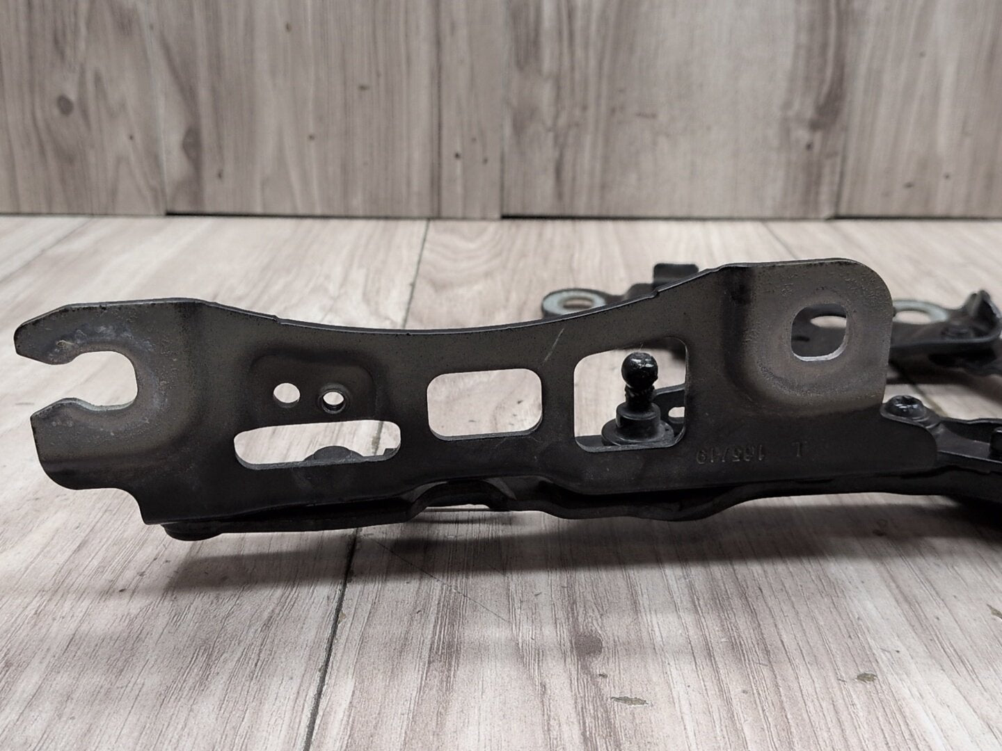 19-24 OEM BMW G20 Front Left Right Bonnet Hood Hinges Black Pair SET