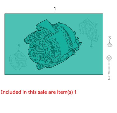 09-13 OEM BMW E70 X5 E90 335d Diesel Engine M57Y Alternator Generator 220A
