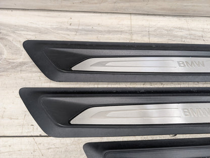 2014 - 2019 BMW 340 F34 Front Rear Left Right Scuff Plate Door Sill SET 7410460 B58B30M0