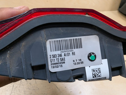 16-19 OEM BMW G11 G12 740 750 Rear Right Passenger Trunk Inner Stop Tail Light