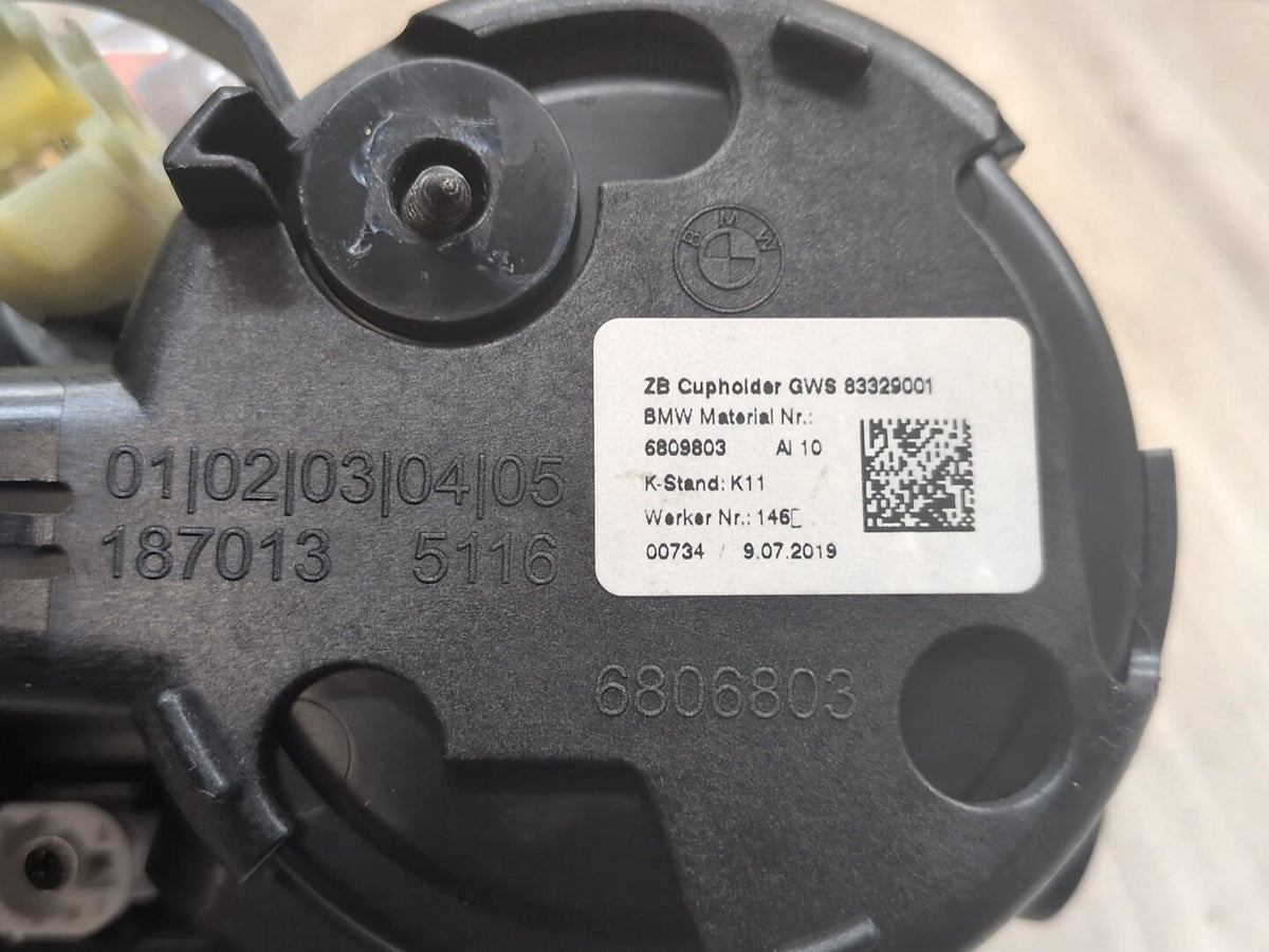 2019-2026 BMW M340i G20 Center Console Cup Holder 6809803 OEM
