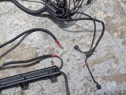 2007-2013 BMW E93 328i N52B30M1 Engine Motor Transmission Wiring Wire Harness SET 7555003