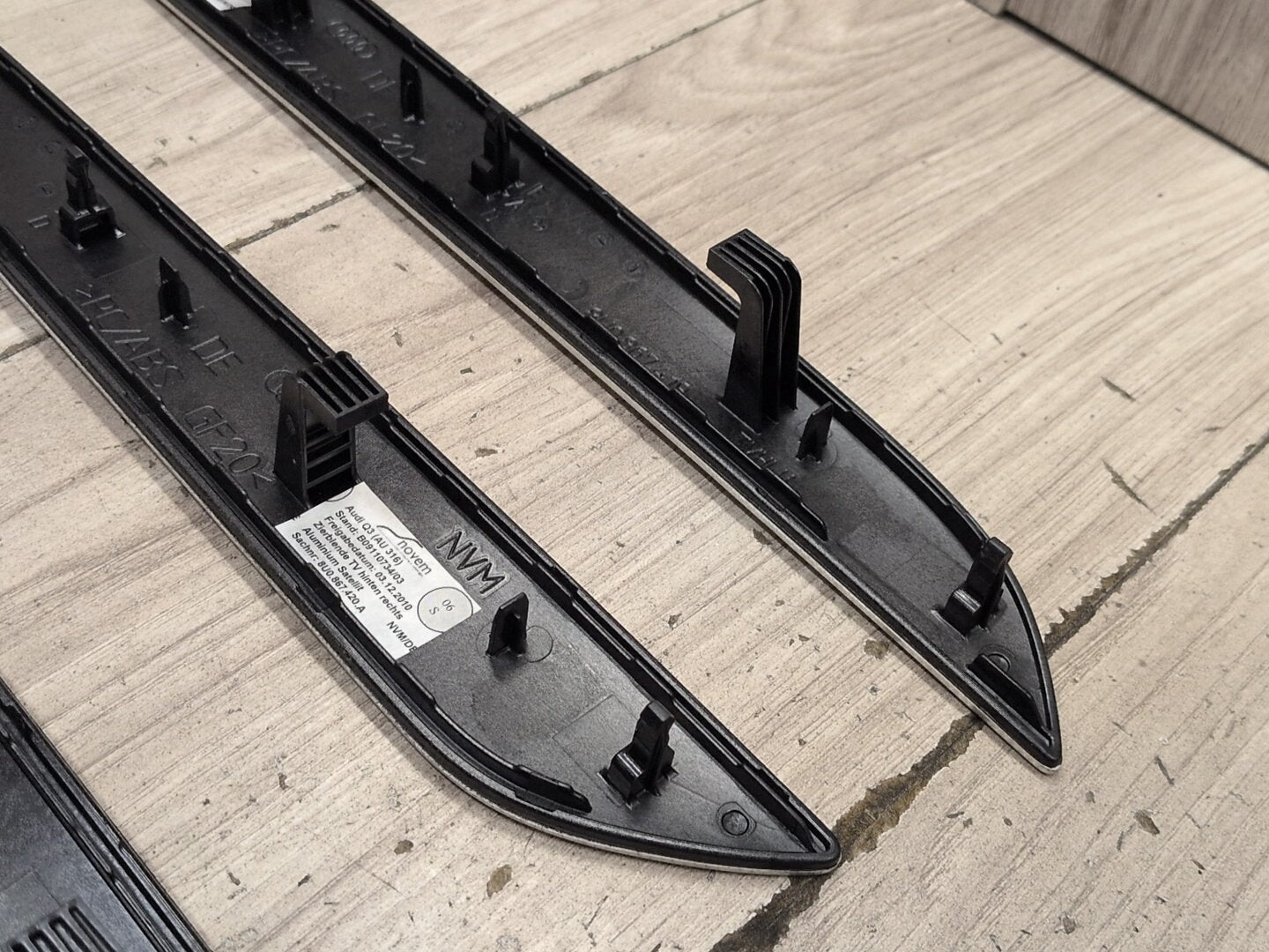 15-18 OEM Audi Q3 Front Rear Left Right Interior Door Console Shifter Trim SET