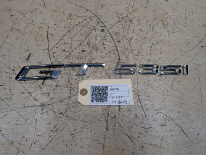 2010-2017 BMW 535i GT xDrive F07 Liftgate Trunk Lid Badge/ Letters 7336451 OEM