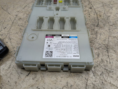 2018-2023 BMW M550i G30 Bdc Body Domain Fem Control Module w/ Key 8801716 OEM