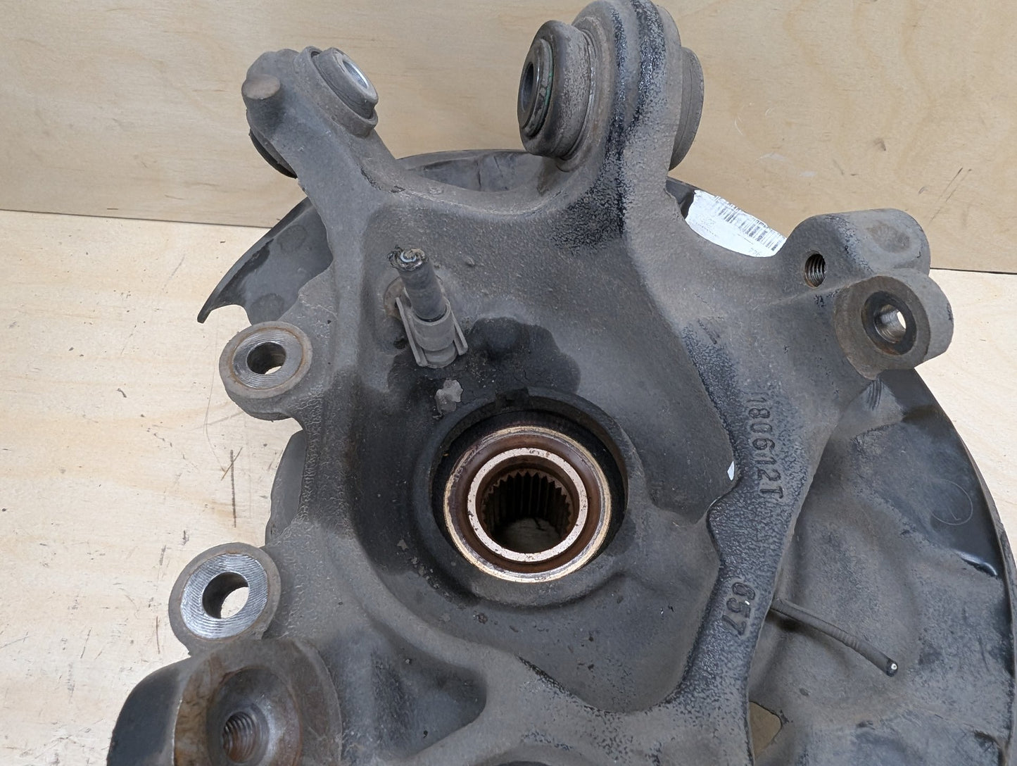 2012-2018 BMW 328i F30 Rear Left Driver Spindle Knuckle w/ Bearing 6792521