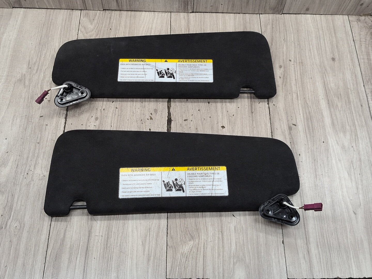2016-2022 BMW 750i G12 Front Left Right Sun Visor SET 7404382 OEM