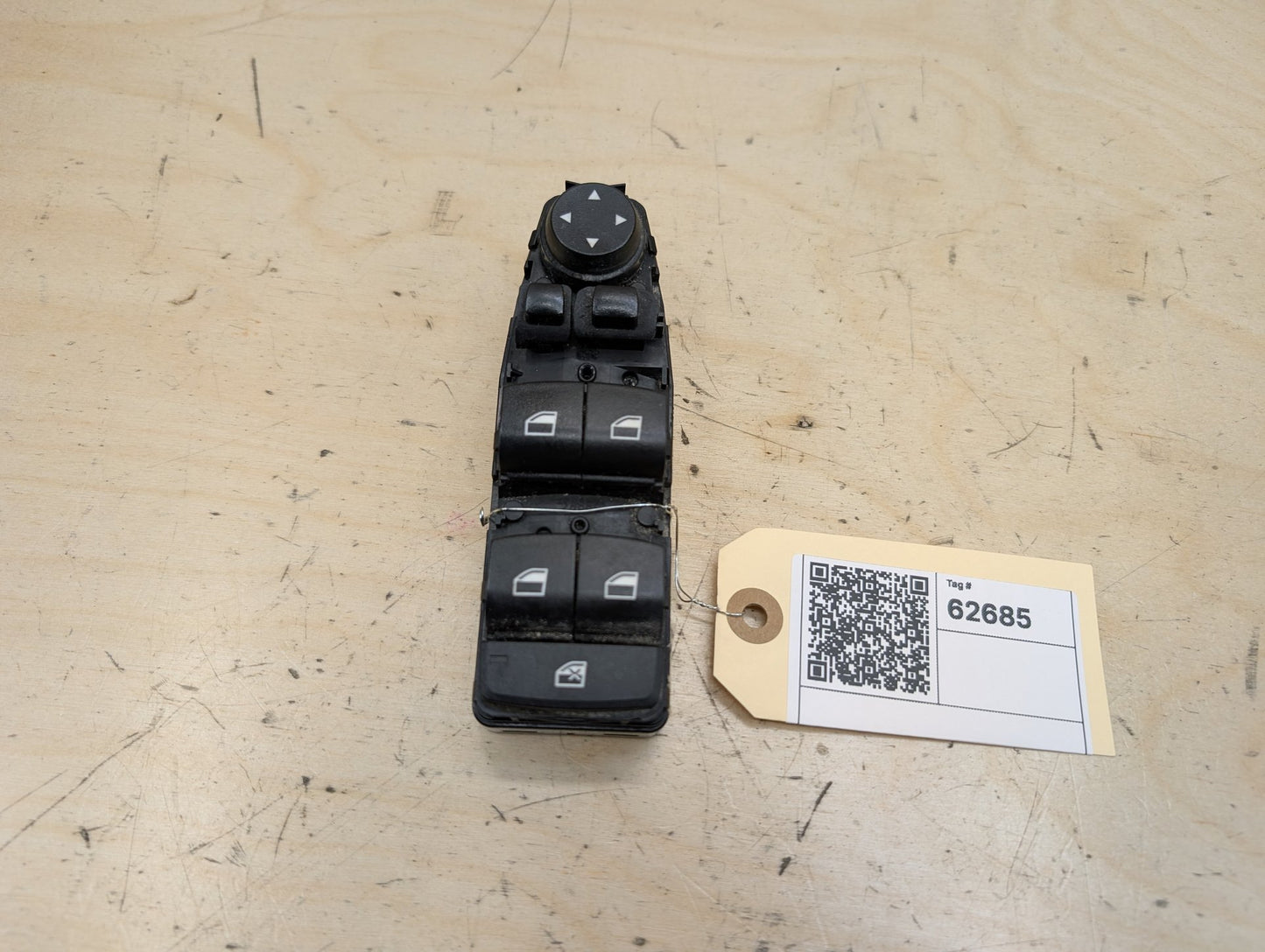 OEM BMW F06 F10 F25 F30 F80 Front Left Driver Main Master Power Window Switch