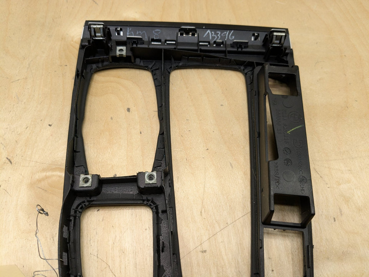 14-19 OEM BMW F15 F16 X5 X6 Center Console Shifter Bezel Cover Panel Trim