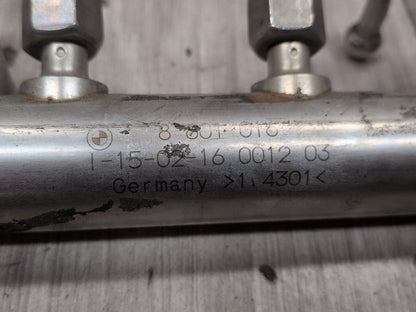 PRE-LCI OEM BMW G12 750 G30 M550 Engine N63R Right Fuel Injector Rail Lines 5-8