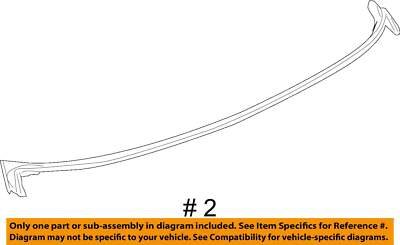 OEM BMW E93 328 335 Trunk Lid Folding Top Flap Seal Sealing Gasket Weather Strip