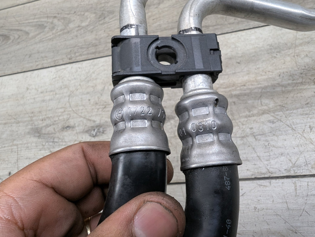 OEM BMW F01 F02 F10 F12 535 N55 Transmission Oil Cooler Pipe Lines Inlet Outlet