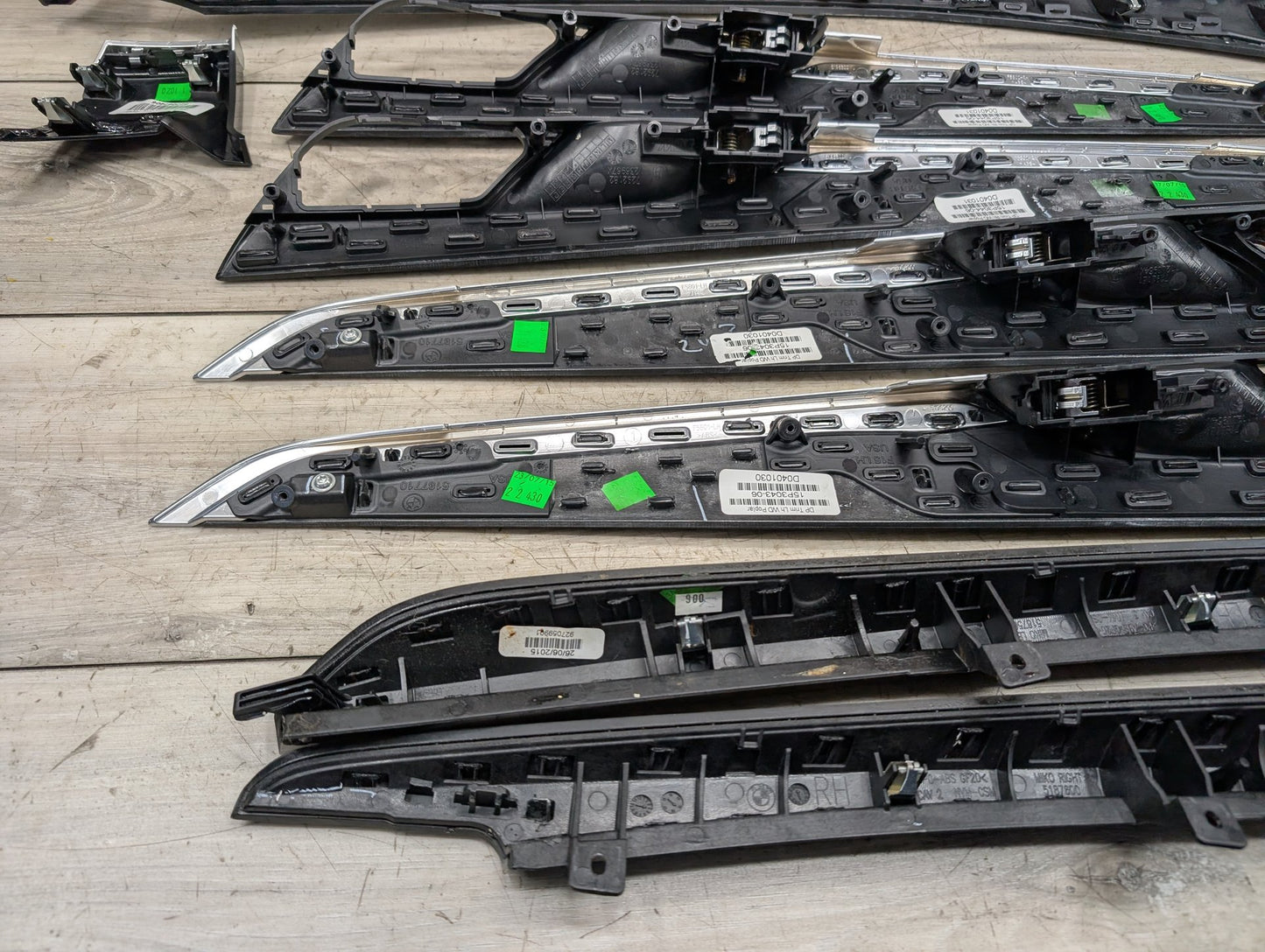 2014 - 2018 BMW X5 F15 Front Rear Left Right Dash Interior Trims SET 5187710 N63B44O1