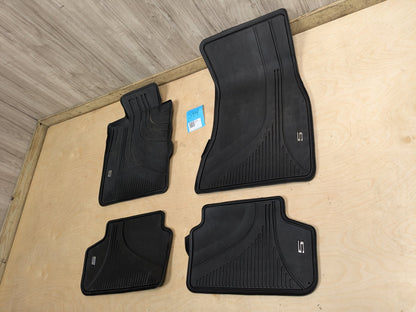 2017-2023 BMW M550i xDrive G30 Front Rear Left Right All Weather Mat Carpet Floor Mats SET 2414219