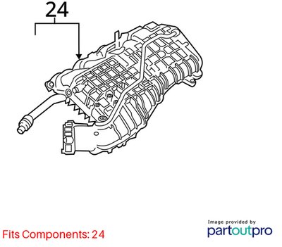 OEM BMW F22 F30 F32 G01 G20 G30 330 430 B46 Throttle Body Valve Actuator 8601651