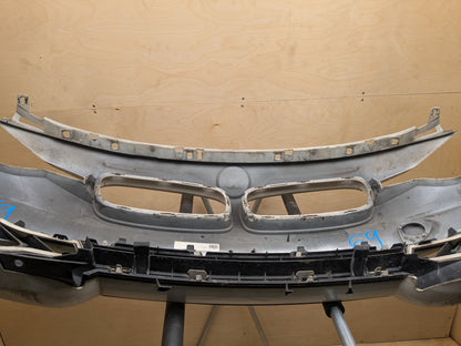 2012-2018 BMW 328i F30 Front Bumper Cover w/ lower Grilles White A96