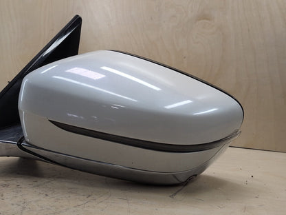 16-22 OEM BMW G12 740 Front Left Driver Side Mirror Heated w/ Camera White A96